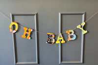 Old Book Garland "Oh Baby"